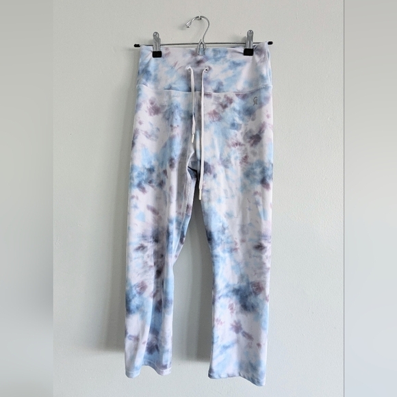 Good American Tie Dye Cropped Leggings Athleisure Size 2 - Picture 1 of 5